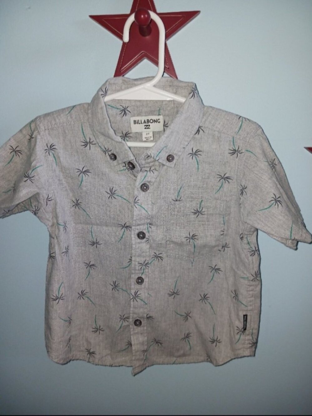 Billabong button down shirt 2T